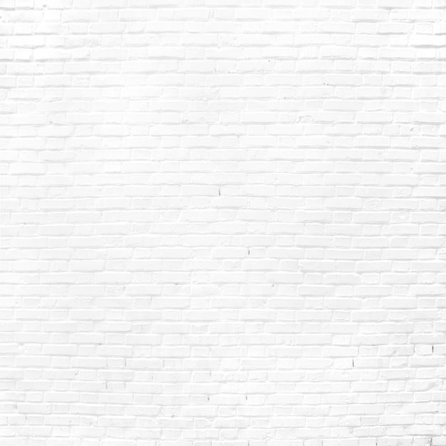 Lisa pared de ladrillo blanco