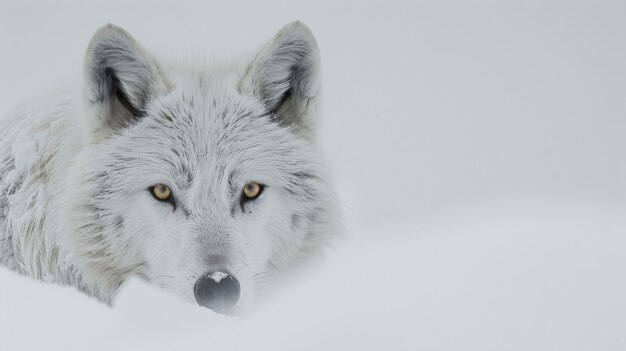 El lobo salvaje en la naturaleza