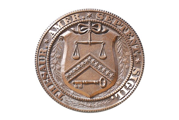Logotipo del Departamento del Tesoro de los Estados Unidos