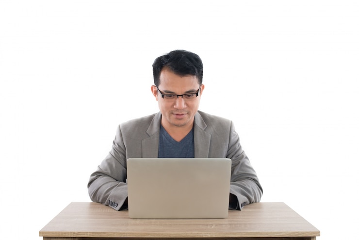 Photo Gratis look asian office executive face