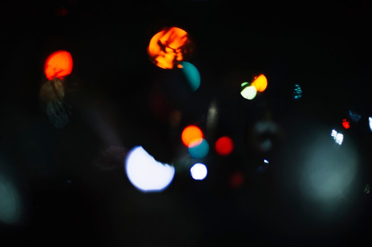 Foto gratuito luces abstractas de colores