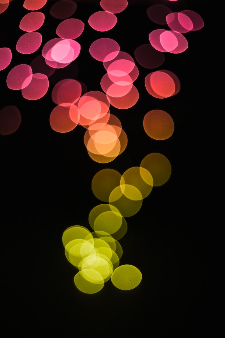 Foto gratuito luces amarillas y tinta