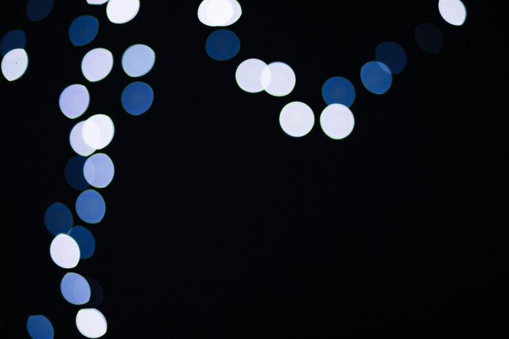 Foto gratuito luces azules y blancas