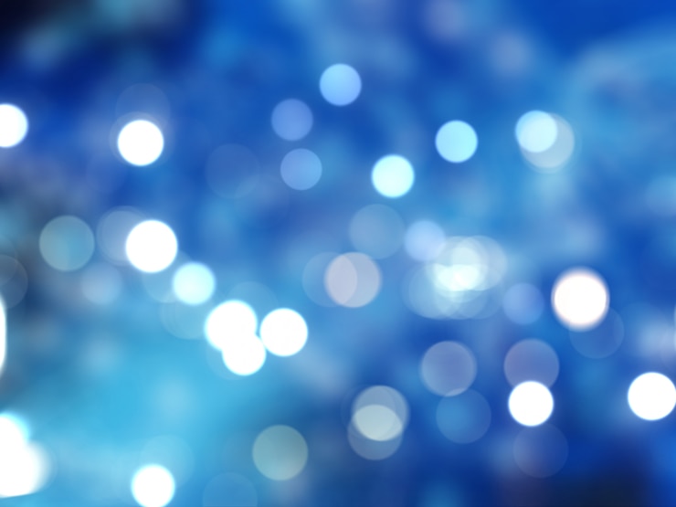 Foto gratuito luces bokeh de navidad
