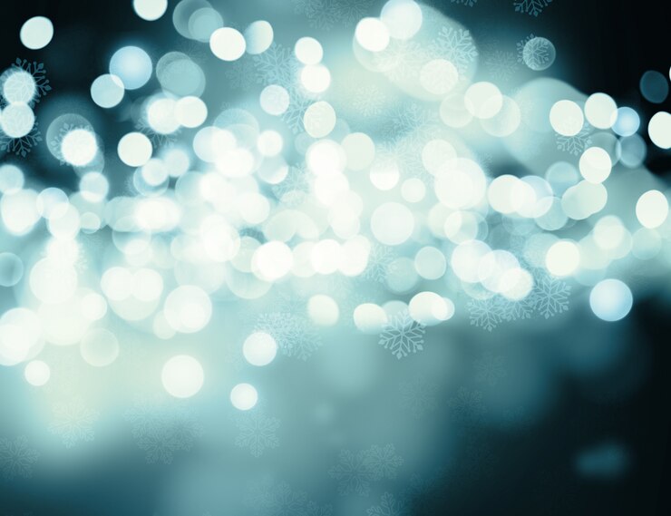 Foto gratuito luces borrosas, tonos fríos