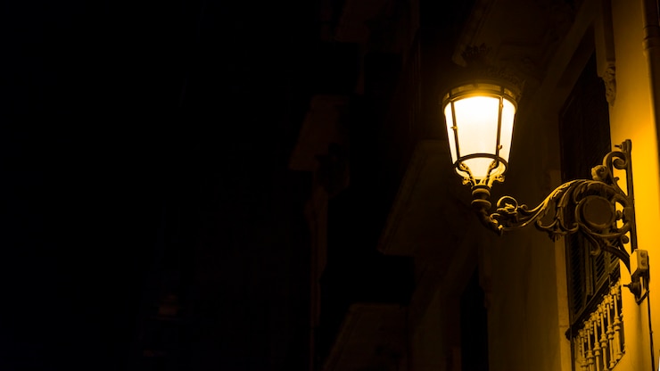 Foto gratuito luces de la ciudad nocturna