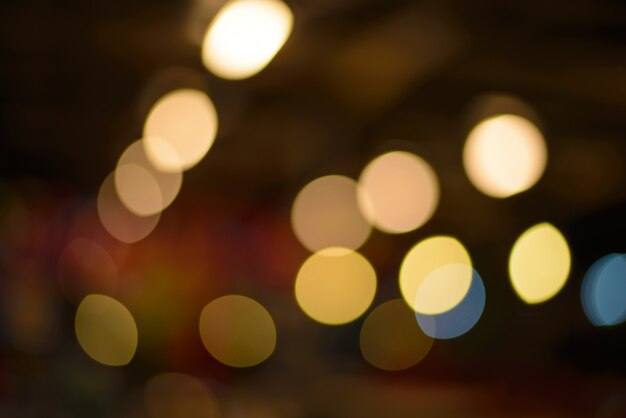 Luces con efecto bokeh 