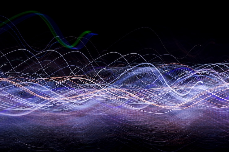 Foto gratuito luces nocturnas borrosas