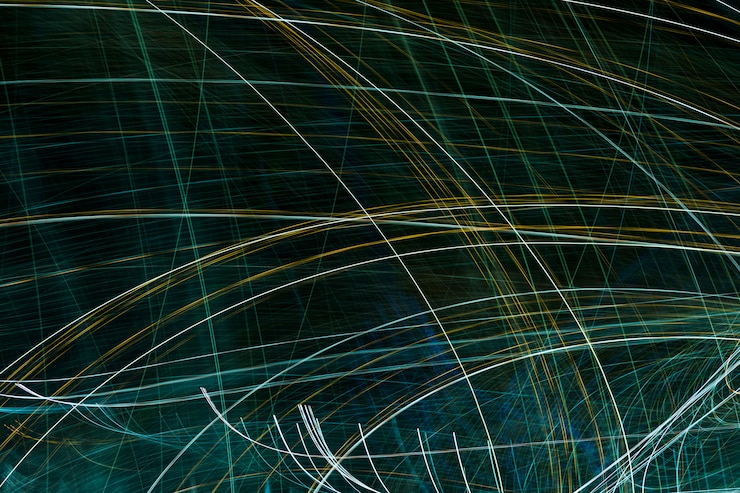 Foto gratuito luces nocturnas borrosas
