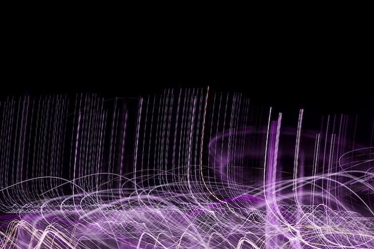 Foto gratuito luces nocturnas borrosas