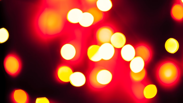 Foto gratuito luz amarilla y roja