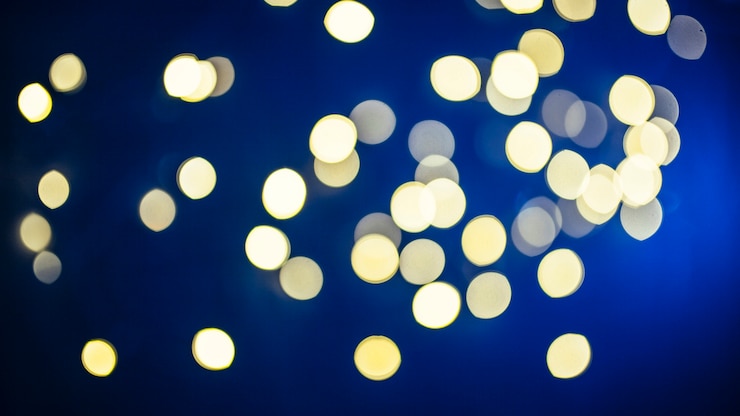 Foto gratuito luz brillante en azul