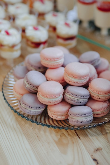 Macarons, deliciosos, dulces