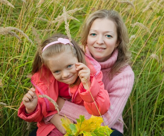 Madre con niña