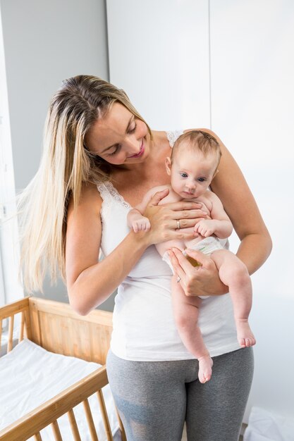 Madre con su bebé