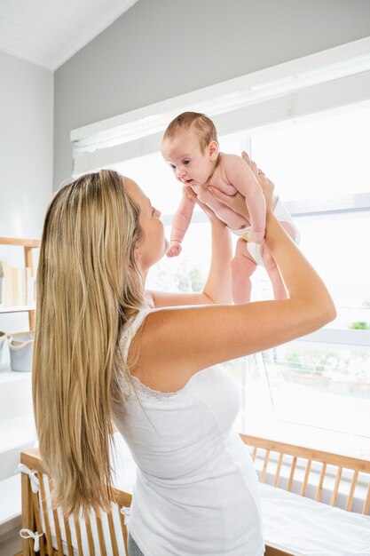 Madre con su bebé