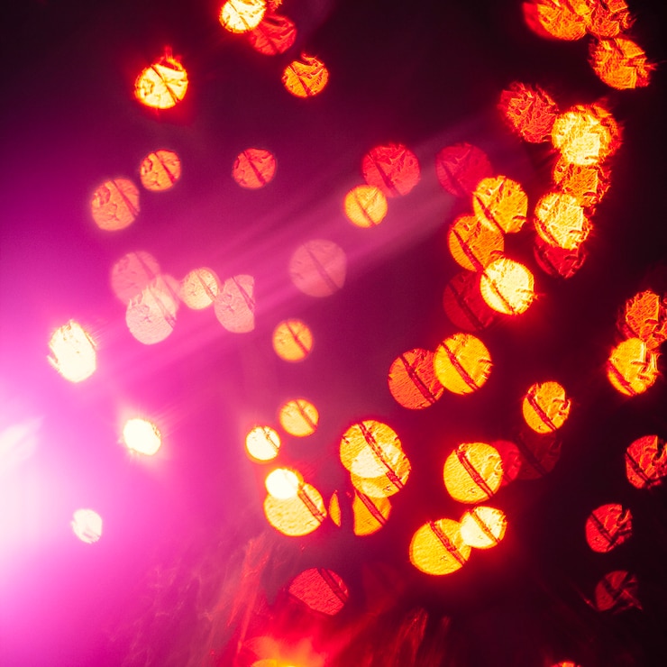 Foto gratuito magenta flash cerca de las luces