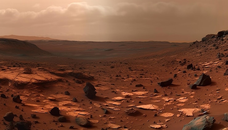 Photo Gratis majestic mountain range eroded sandstone extreme terrain generated by ai