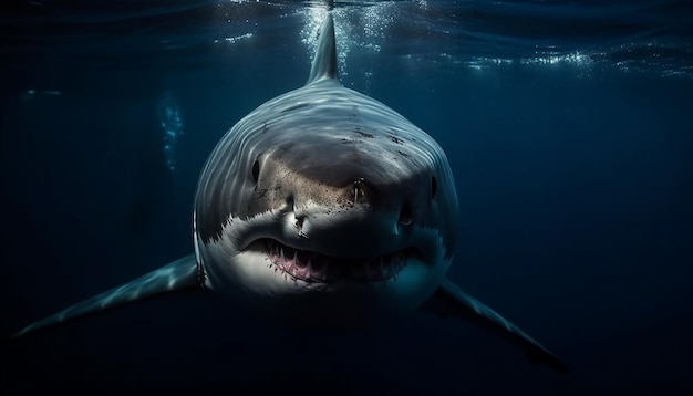 Majestuosos dientes de reptiles gigantes del horror generados por IA