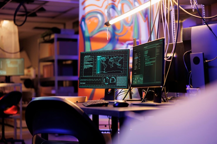Photo Gratis malware breaking into database on screen