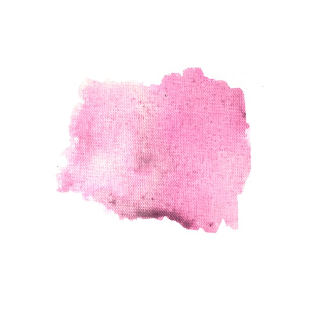 Mancha rosa en papel blanco