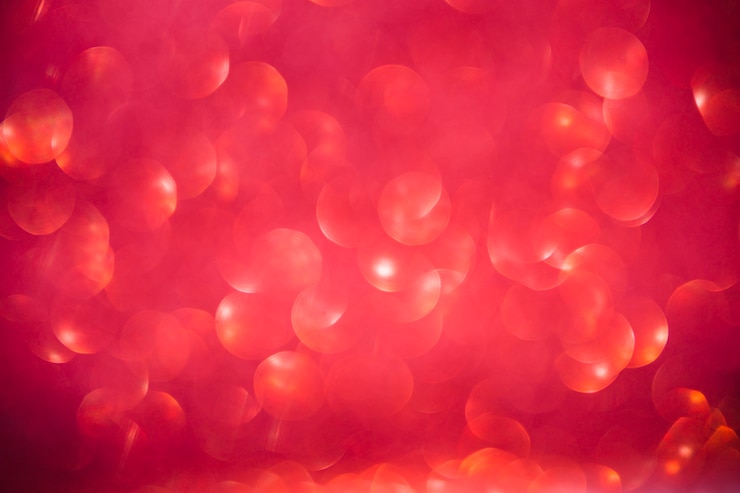 Foto gratuito manchas borrosas de luz roja