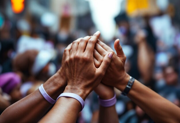 Las manos de la unidad