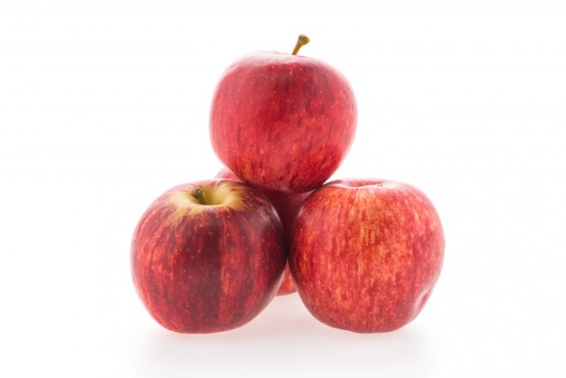 Manzana roja aislada