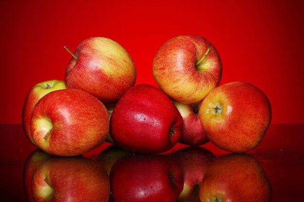 Manzanas frescas y sabrosas