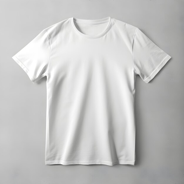 maqueta de camiseta blanca abierta