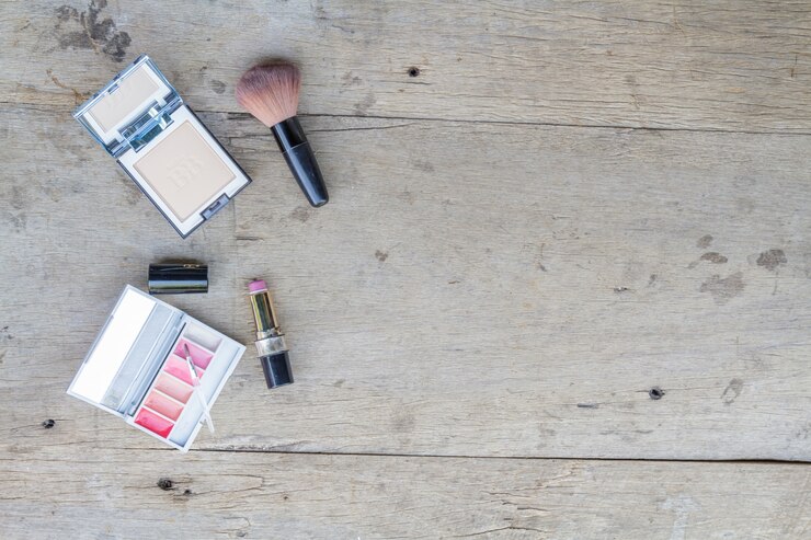 Foto gratuito maquillaje cosméticos
