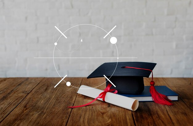 Marco de banner de conocimiento de aprendizaje de educación