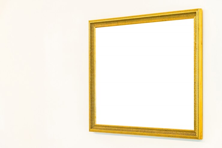Foto gratuito marco en blanco en la pared