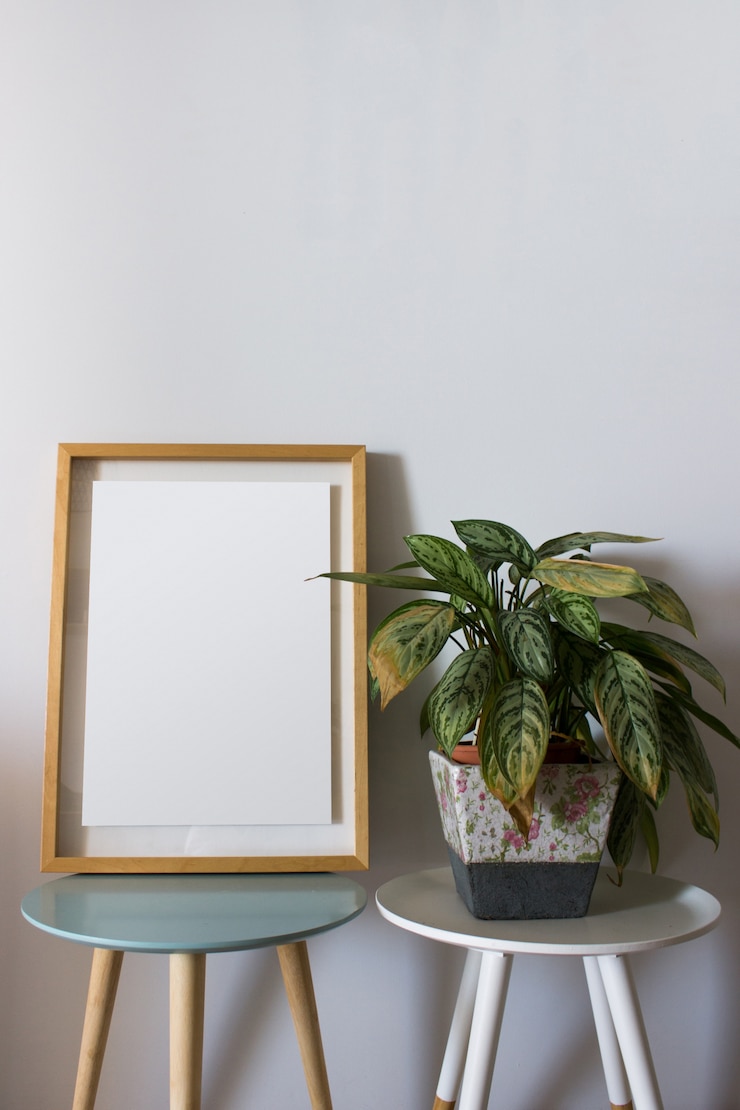 Foto gratuito marco de madera de la decoración para usted cartel o fotografía.