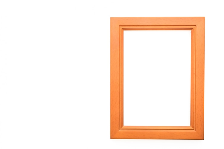 Foto gratuito marco naranja