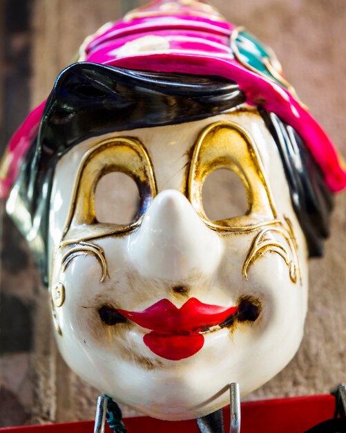 Máscara de carnaval divertida