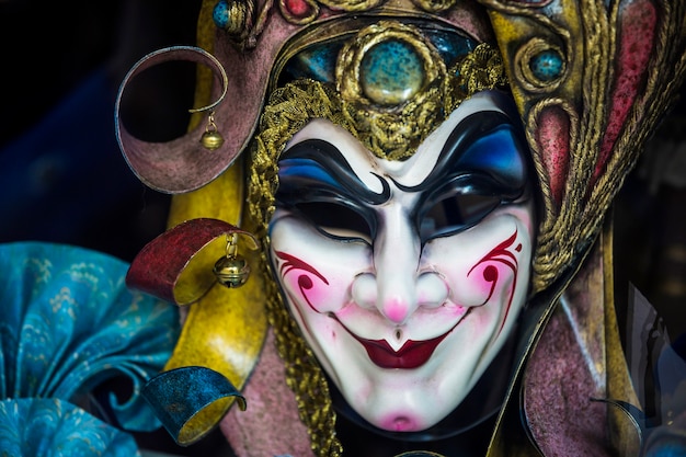 Máscara elegante del carnaval de venecia