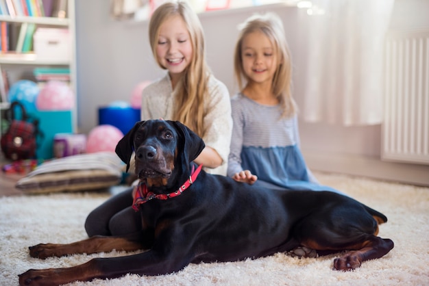 La mascota de cuatro patas es su mejor amiga