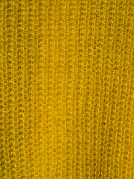Material de bufanda amarilla de primer plano