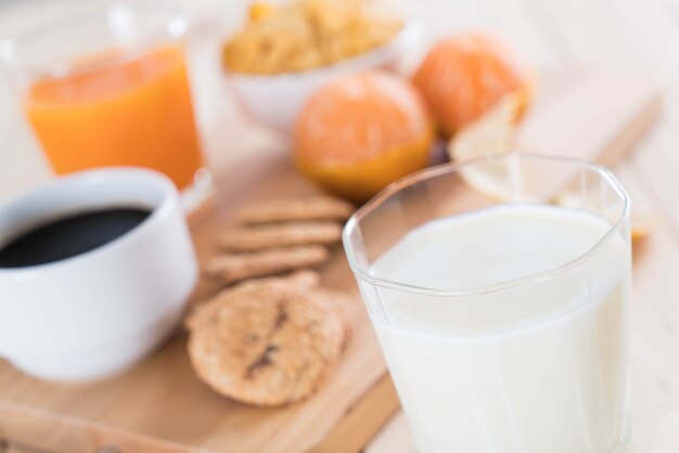 Mesa de desayuno