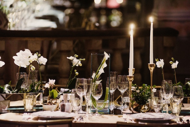 mesa romántica para una velada inolvidable