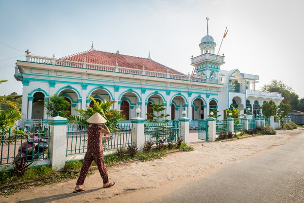 Mezquita vietnamita en el delta del Mekong