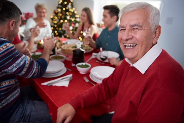 Mi familia siempre pasa la navidad con nosotros