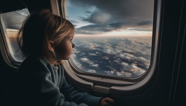 Mirando a través de la ventana, el viaje hacia la libertad generado por IA