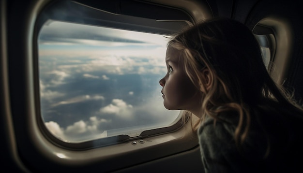 Mirando por la ventana el viaje a la libertad generado por IA