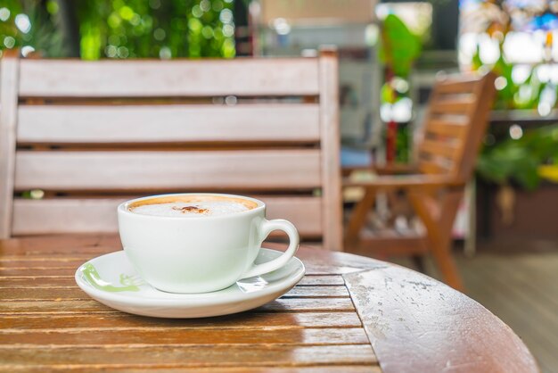 Mocca en la cafetería