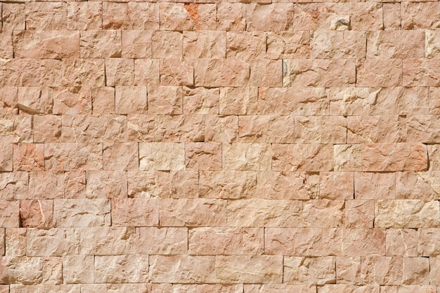 Modelo de la pared de ladrillo de color naranja