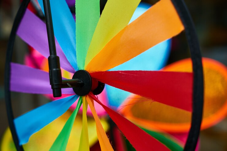 Foto gratuito molinillo de colores