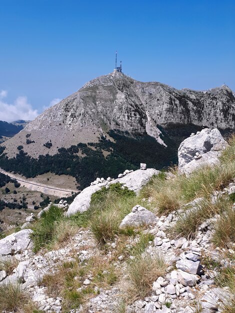Montaña Lovcen en Montenegro