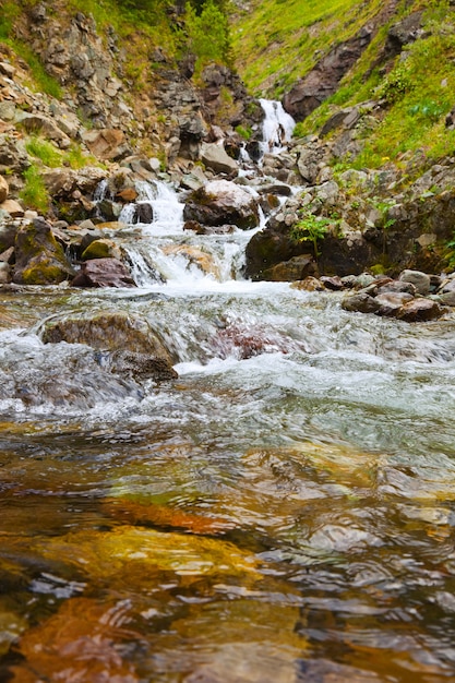 Foto gratuita montañas corriente